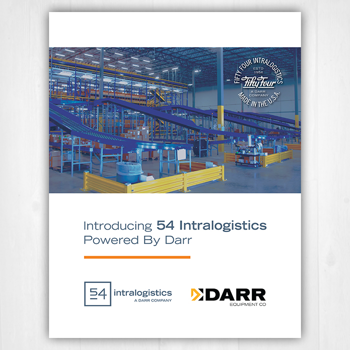 Darr press release on 54 Intralogistics launch